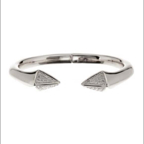 Melinda Maria Sloane Pave CZ Cuff bracelet - Picture 4 of 10